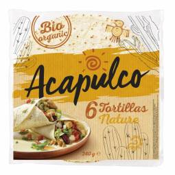 Lipii grau pt tortilla eco 6buc 240g - ACAPULCO