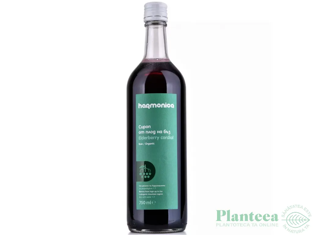 Sirop fructe soc bio 750ml - HARMONICA