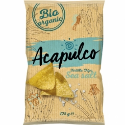 Tortilla chips sare marina eco 125g - ACAPULCO