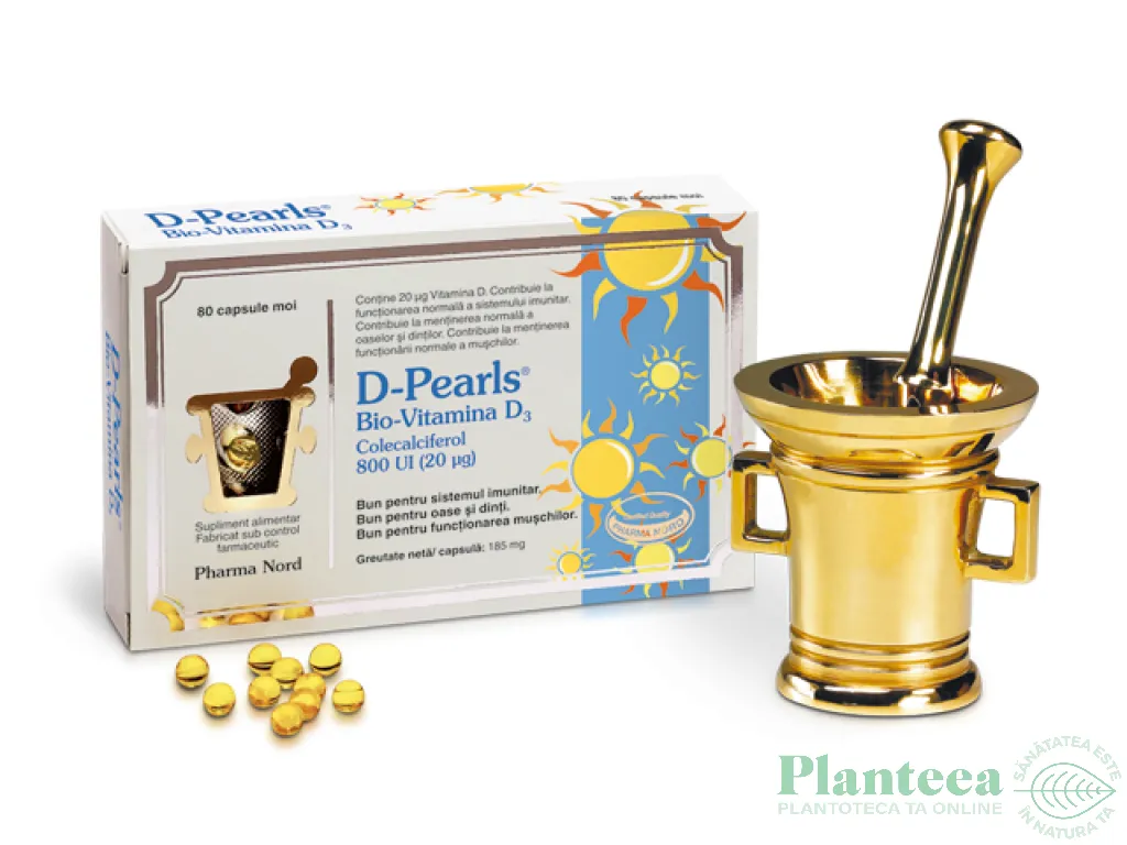Bio Vitamina D3 Pearls 80cps - PHARMA NORD