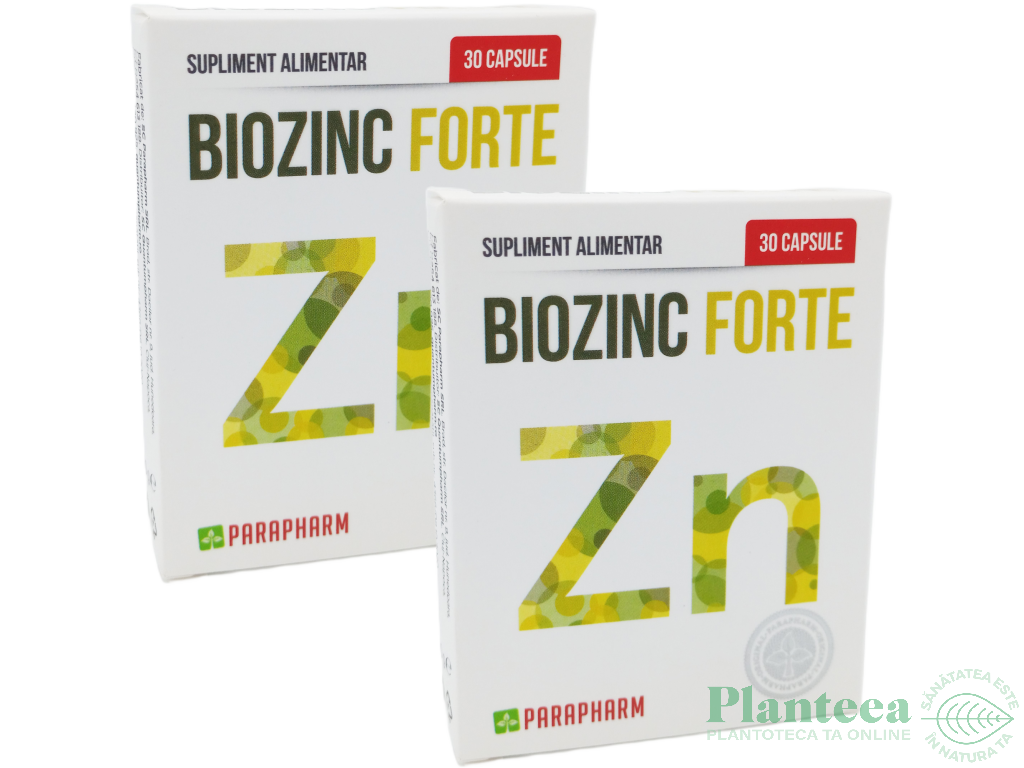 Set BioZinc forte 2x30cps - PARAPHARM
