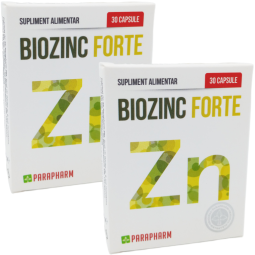 Set BioZinc forte 2x30cps - PARAPHARM