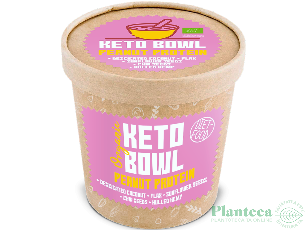 Bowl keto Peanut Protein bio 70g - DIET FOOD
