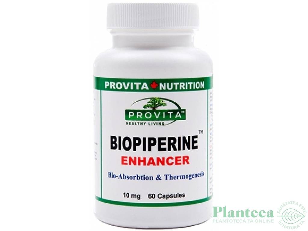 Biopiperine enhancer 60cps - PROVITA NUTRITION