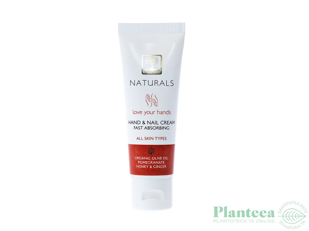 Crema maini unghii hidratanta usor absorbanta 50ml - BIOSELECT NATURALS