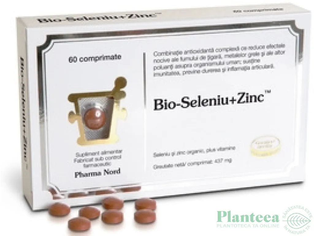 Bio seleniu Zn 60cp - PHARMA NORD