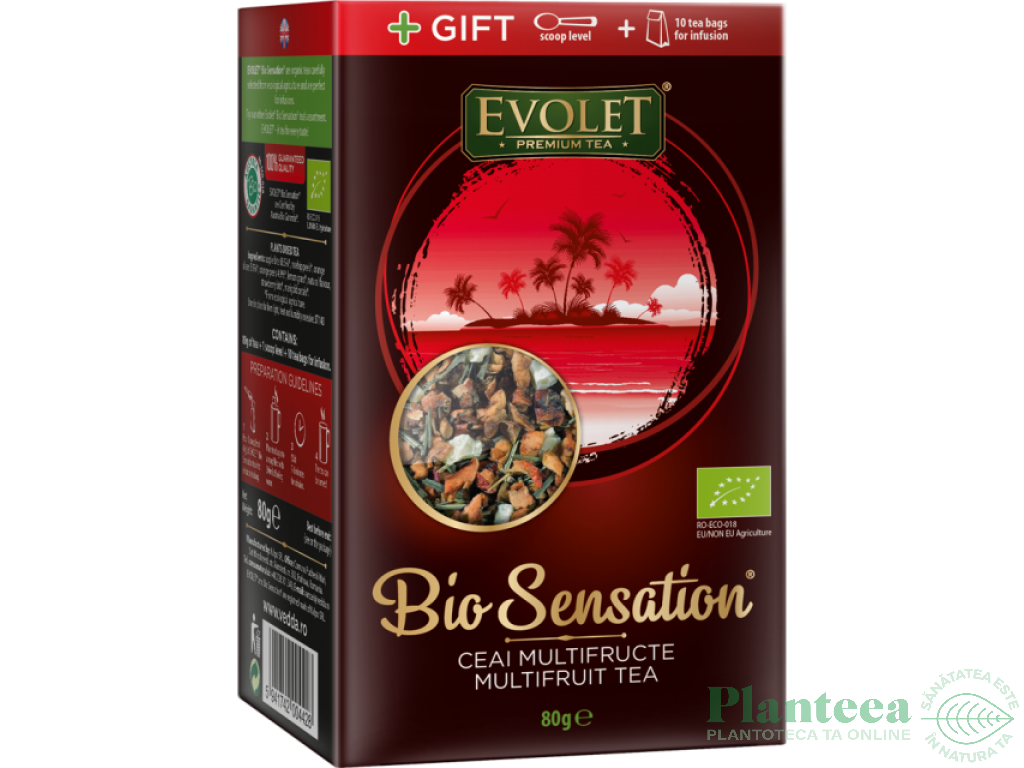Ceai multifructe Bio Sensation 80g - EVOLET