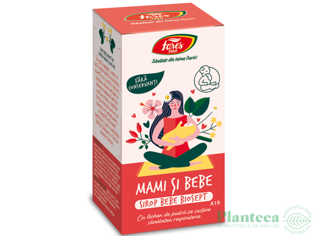 Sirop Biosept fructoza Mami&Bebe 100ml - FARES