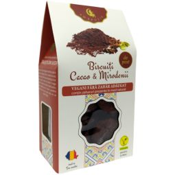 Biscuiti vegani cacao mirodenii fara zahar 130g - AMBROZIA