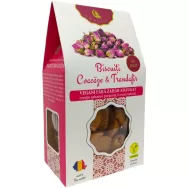 Biscuiti vegani coacaze trandafiri fara zahar 130g - AMBROZIA