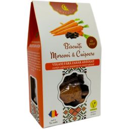 Biscuiti vegani morcovi cuisoare fara zahar 130g - AMBROZIA