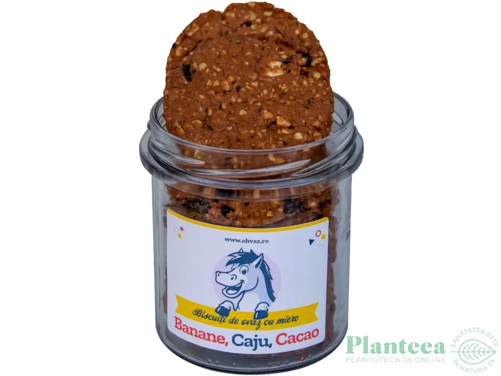 Biscuiti ovaz banane caju cacao 155g - OHVAZ