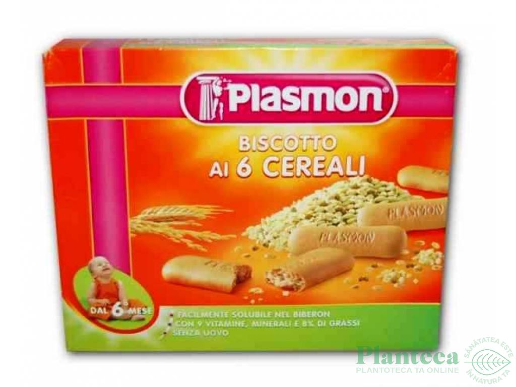 Biscuiti 6cereale bebe +6luni 300g - PLASMON