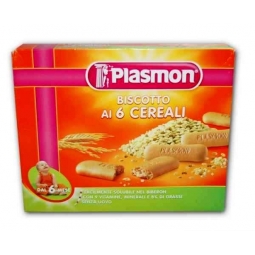 Biscuiti 6cereale bebe +6luni 300g - PLASMON