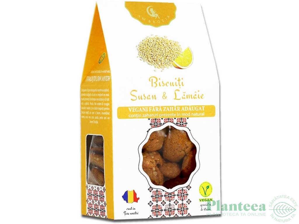 Biscuiti vegani susan lamaie 150g - HIPER AMBROZIA