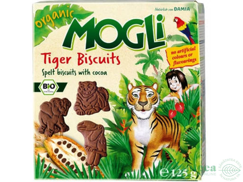 Biscuiti cacao tigru 125g - MOGLI