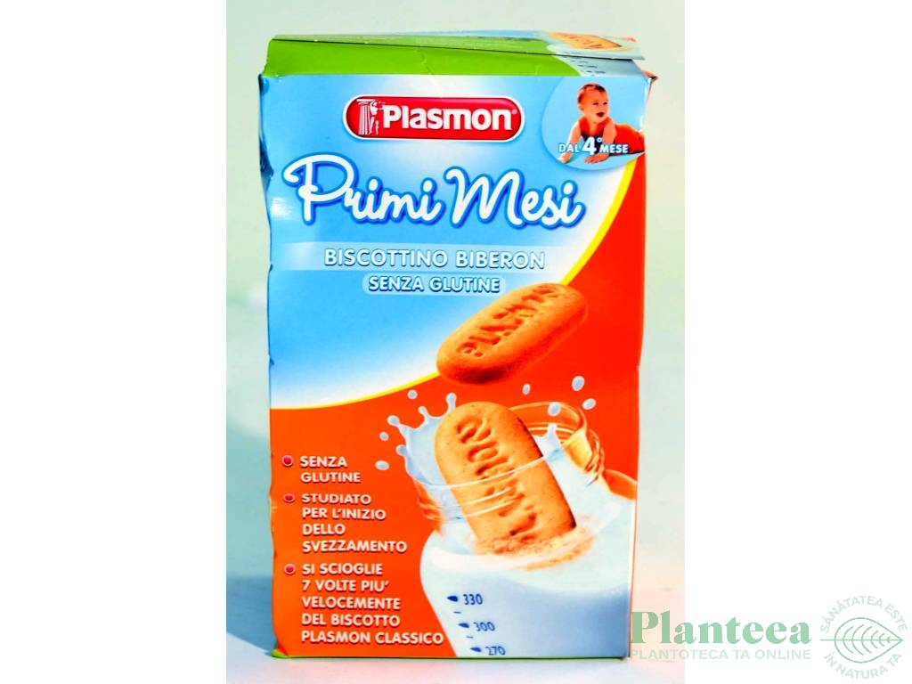 Biscuiti biberon fara gluten +4luni 200g - PLASMON