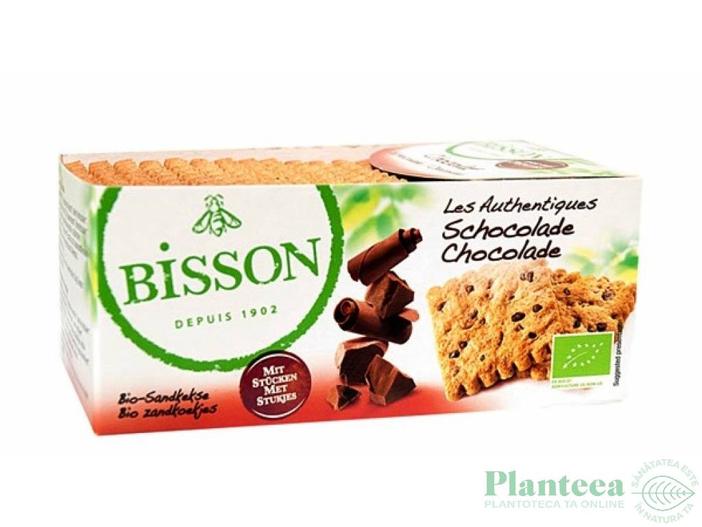 Biscuiti pepite ciocolata eco 175g - BISSON