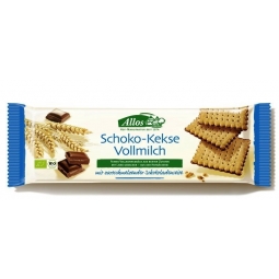 Biscuiti ciocolata lapte eco 130g - ALLOS