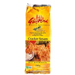 Biscuiti crocanti susan rozmarin eco 250g - GUSTONI