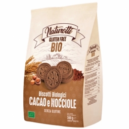 Biscuiti cacao alune padure fara gluten bio 300g - NATUROTTI