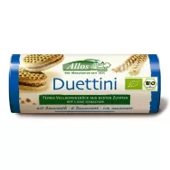 Biscuiti dubli crema cacao Duettini eco 90g - ALLOS