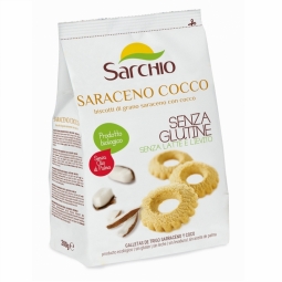 Biscuiti hrisca cocos fara gluten eco 200g - SARCHIO