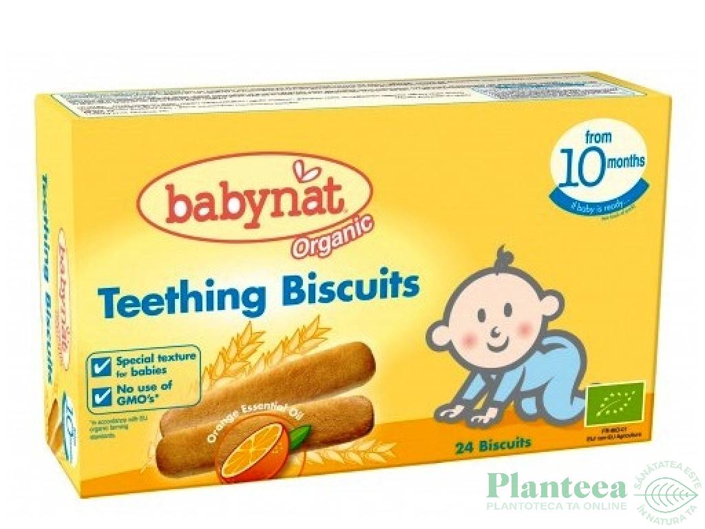 Biscuiti formare dinti bebe +10luni eco 120g - BABYBIO