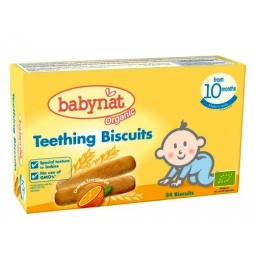 Biscuiti formare dinti bebe +10luni eco 120g - BABYBIO