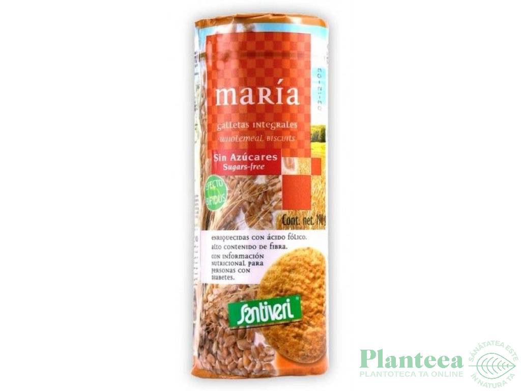 Biscuiti friabili tarate fara zahar 190g - SANTIVERI