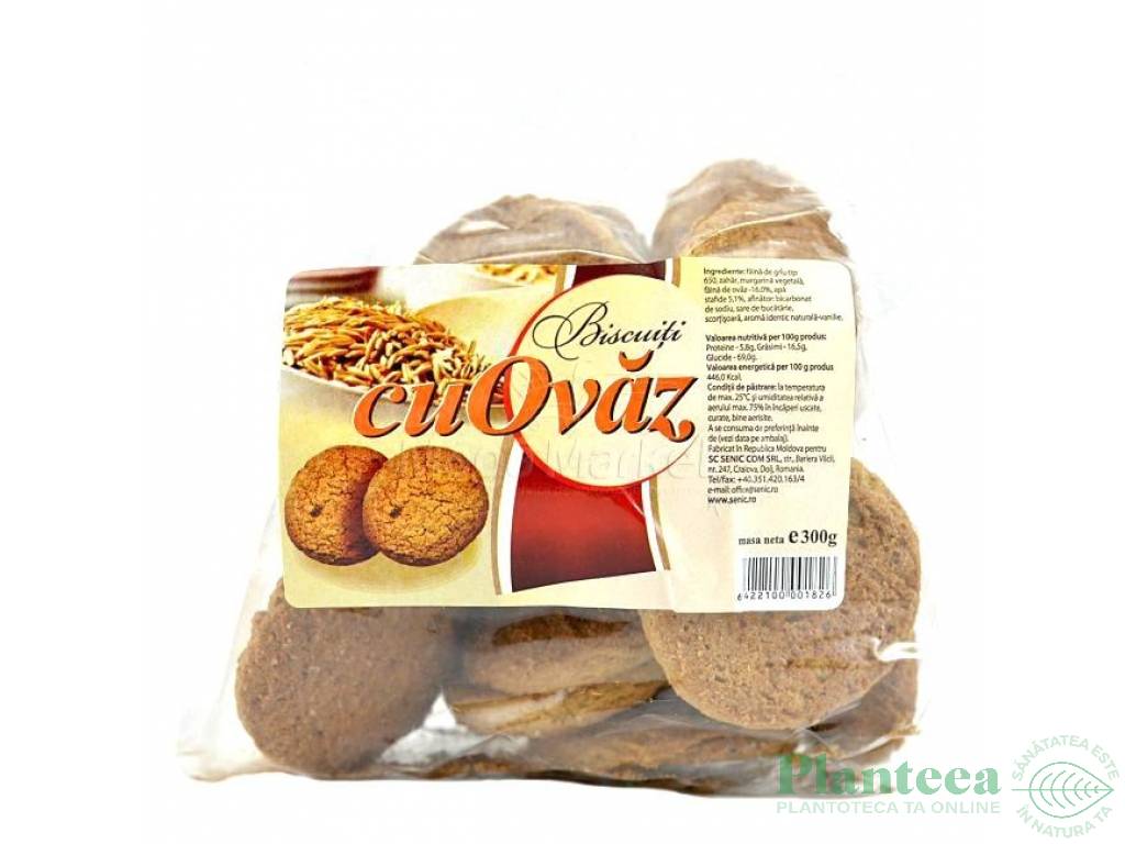 Biscuiti fulgi ovaz seminte 300g - SENIC