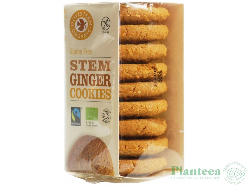 Biscuiti crocanti ghimbir fara gluten eco 150g - DOVES FARM