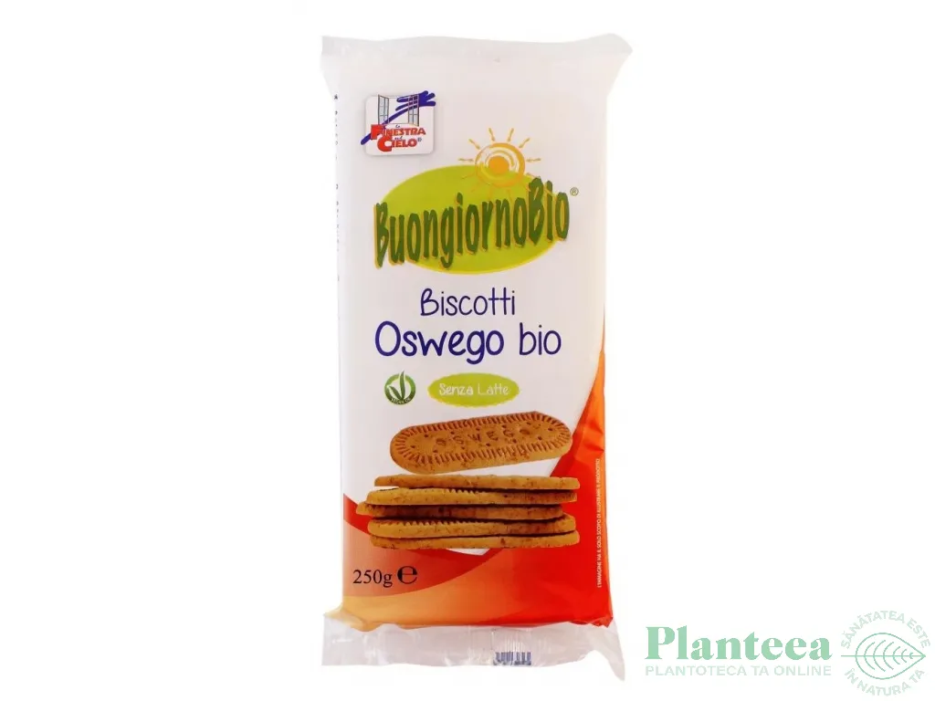 Biscuiti grau Oswego Buongiorno eco 250g - LA FINESTRA SUL CIELO