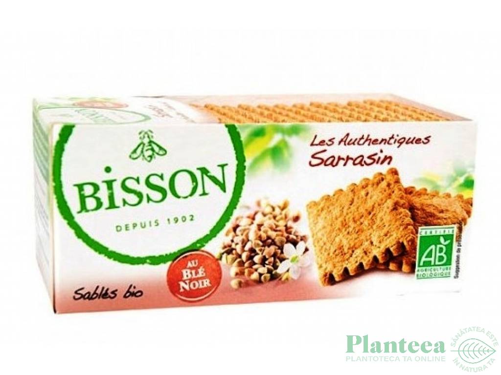 Biscuiti grau hrisca eco 175g - BISSON