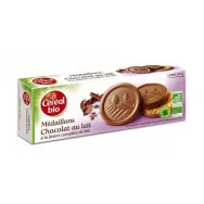 Biscuiti medalion ciocolata lapte eco 110g - CEREAL BIO