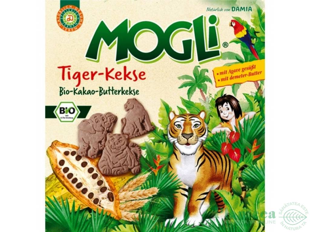 Mini biscuiti cacao tigru 50g - MOGLI