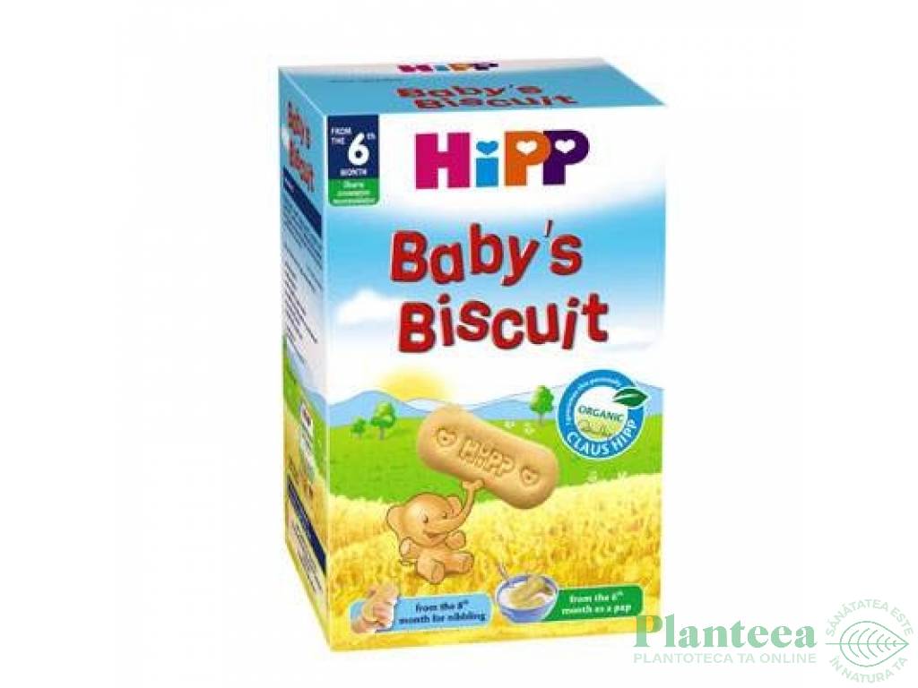 Biscuiti bebe +6luni 150g - HIPP ORGANIC