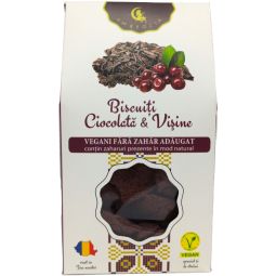 Biscuiti vegani ciocolata visine fara zahar 130g - AMBROZIA