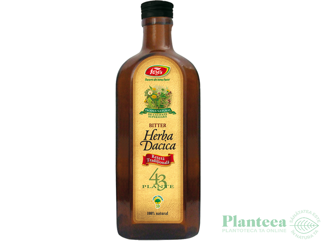 Bitter 43plante Herba Dacica 250ml - FARES