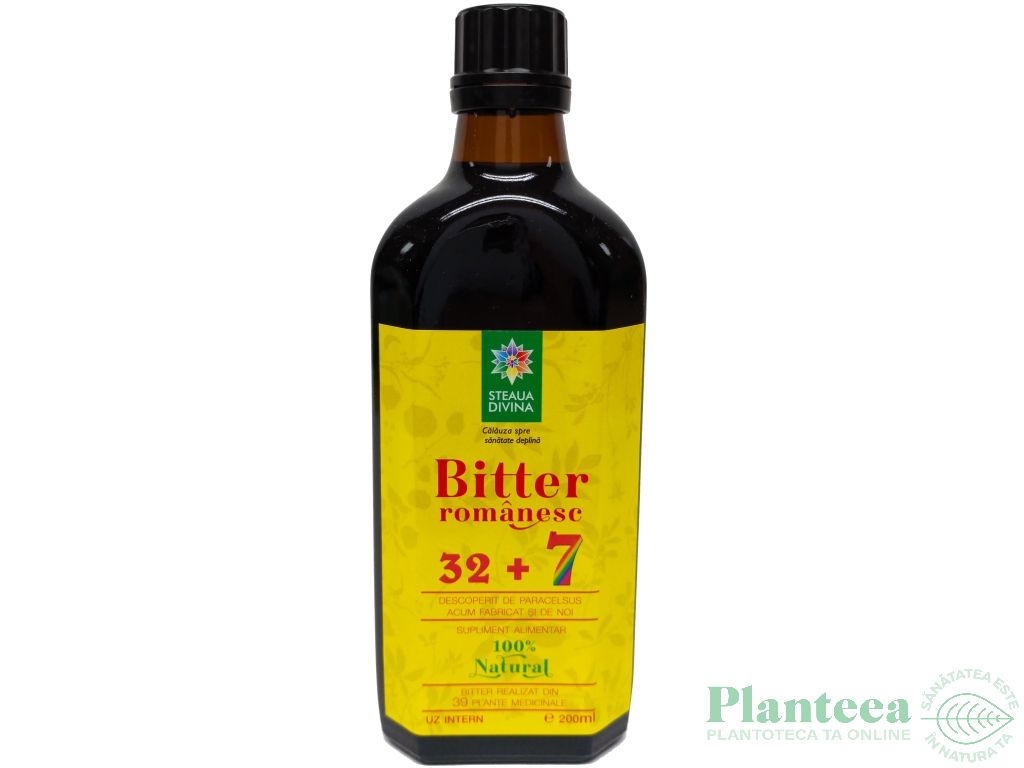 Bitter romanesc 32+7plante 200ml - SANTO RAPHAEL