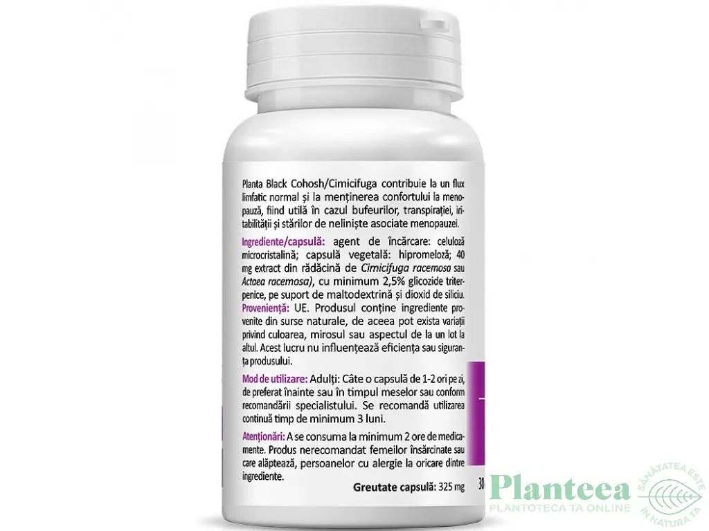 Black Cohosh 30cps - ZENYTH