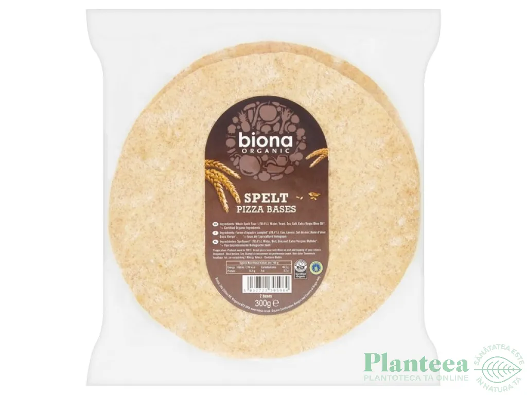 Blat pizza faina spelta 2x150g - BIONA