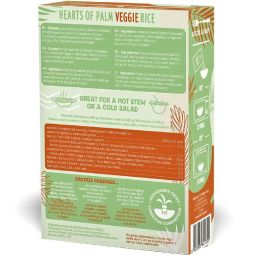 Boabe orez din inima palmier vidate bio 255g - DIET FOOD