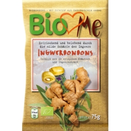 Bomboane ghimbir eco 75g - BIO LOVES ME