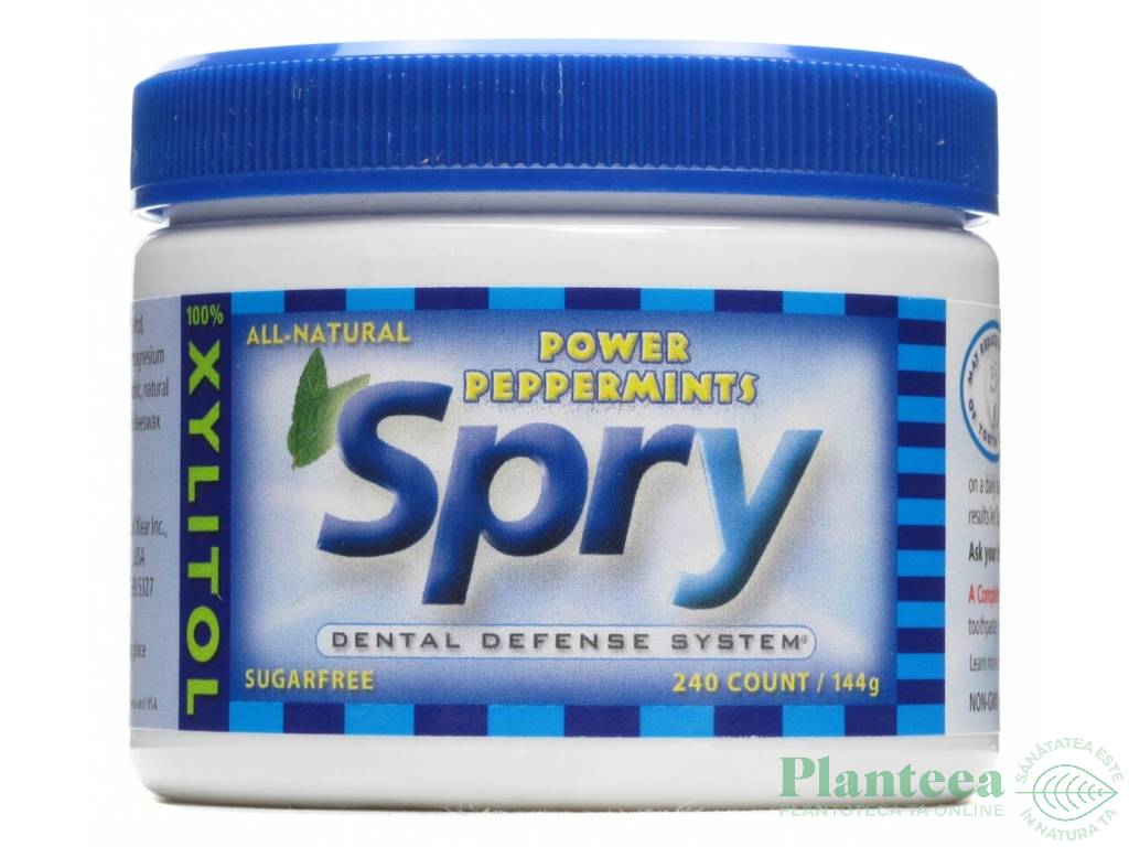 Drajeuri xylitol peppermint 240b - SPRY