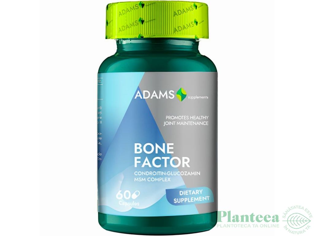 BoneFactor [MSM Glucozamina Condroitina] 60cps - ADAMS SUPPLEMENTS
