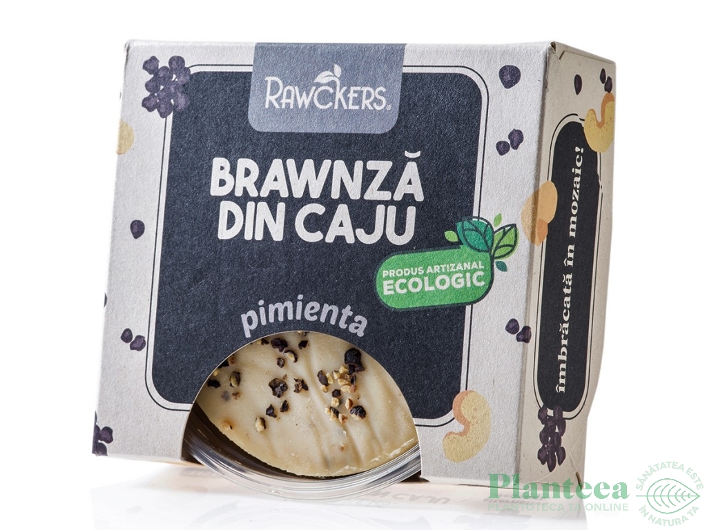 Branza caju maturata Pimienta eco 150g - RAWCKERS