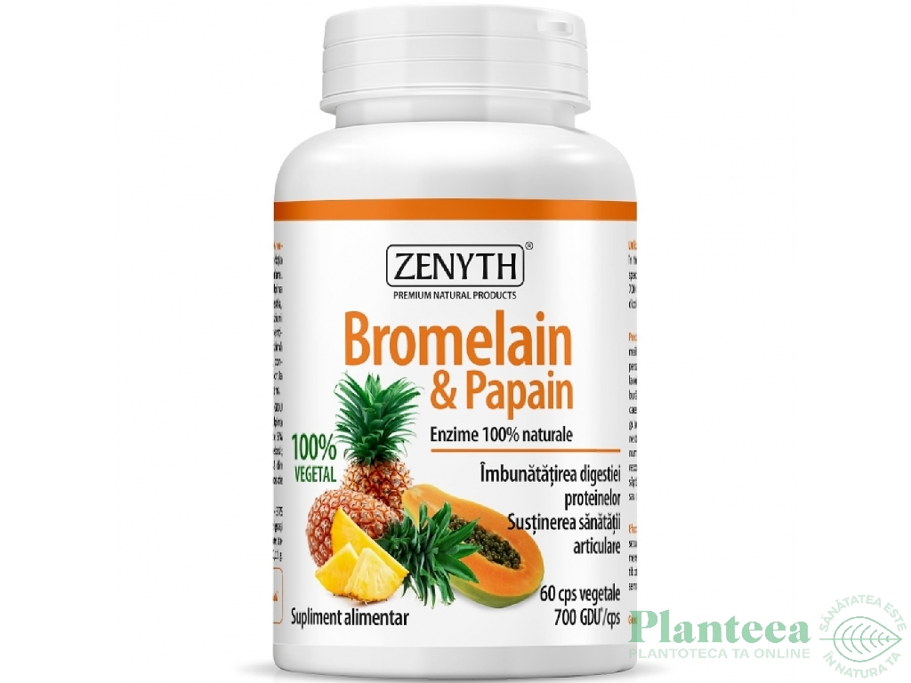 Bromelain papain 60cps - ZENYTH