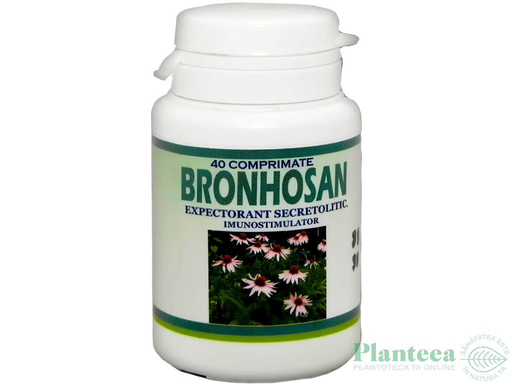 BronhoSan [Expectorant secretolitic, Imunostimulator] 40cp - ELIDOR