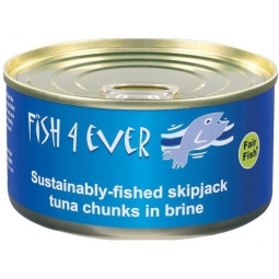 Ton dungat bucati saramura 185g - FISH 4 EVER